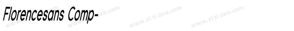Florencesans Comp字体转换
